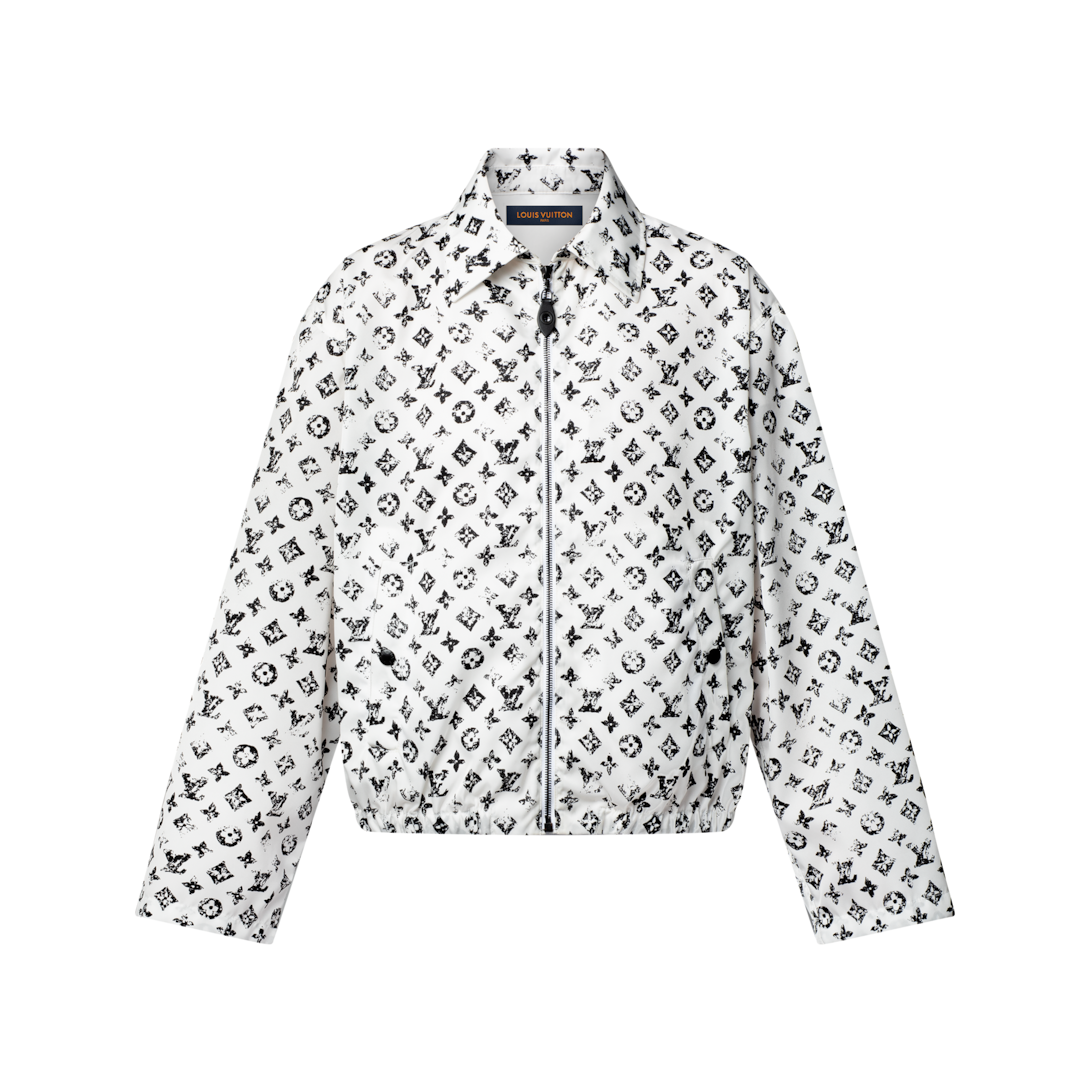 【aaa】LOUIS VUITTON ホワイトデニムジャケット 34 Graphic Monogram Zip-Up Jacket - Ready-to-Wear | LOUIS VUITTON ®